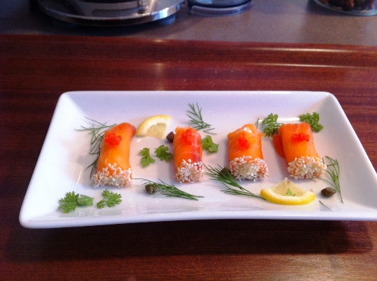 Food at Harpers on the Beach